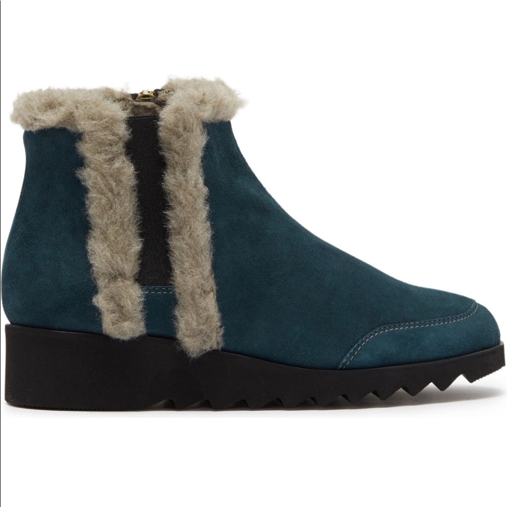 💥NWT💥 Ron White Adaley Faux Shearling Trimmed boot - Picture 3 of 12